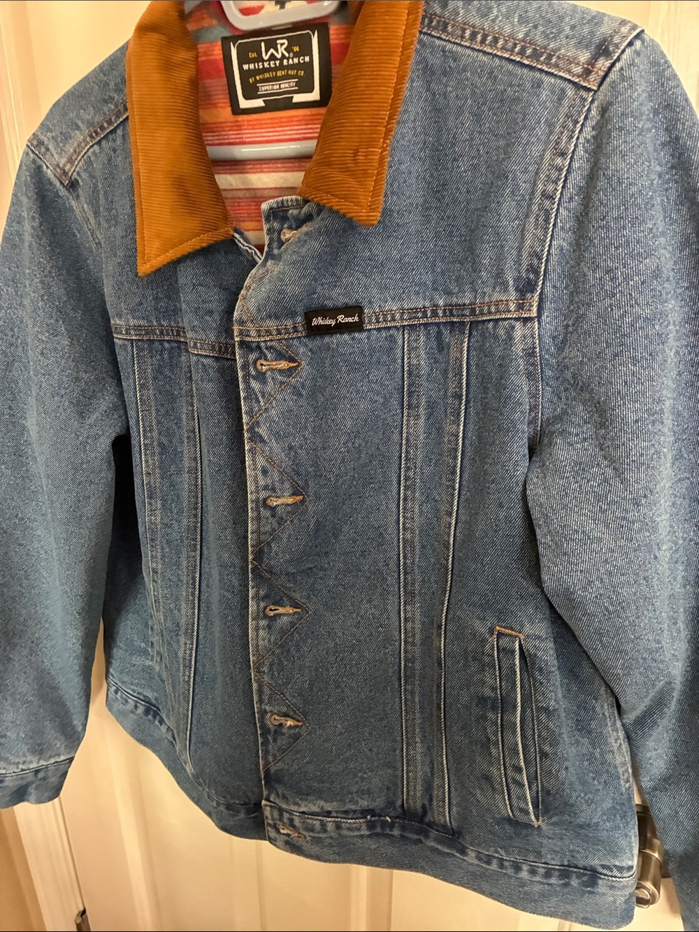Whiskey Ranch Women’s Denim Jacket- lined inside brand new never worn